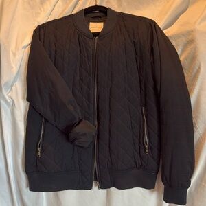Thread & Supply black bomber jacket, size L